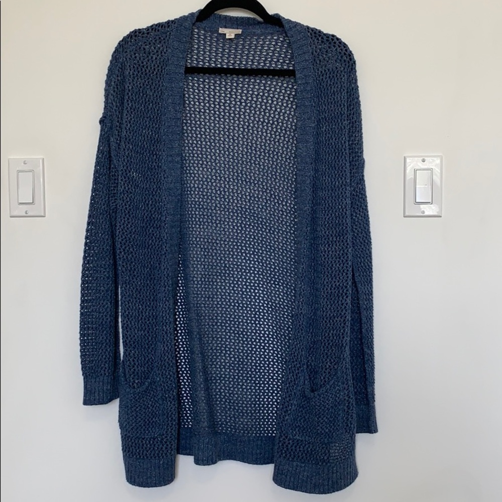 Gap Long Crochet Cardigan